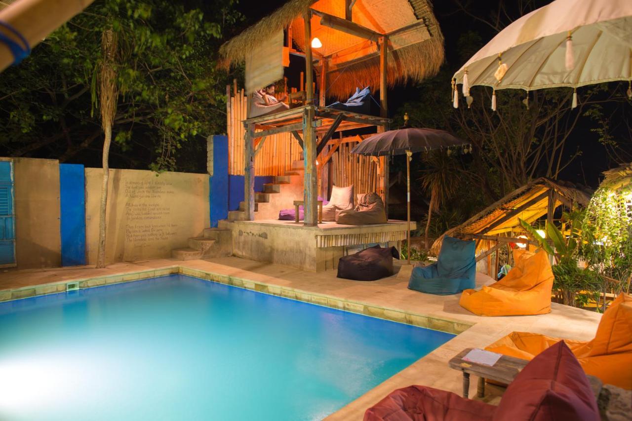 Gili La Boheme Hostel Quần đảo Gili Ngoại thất bức ảnh